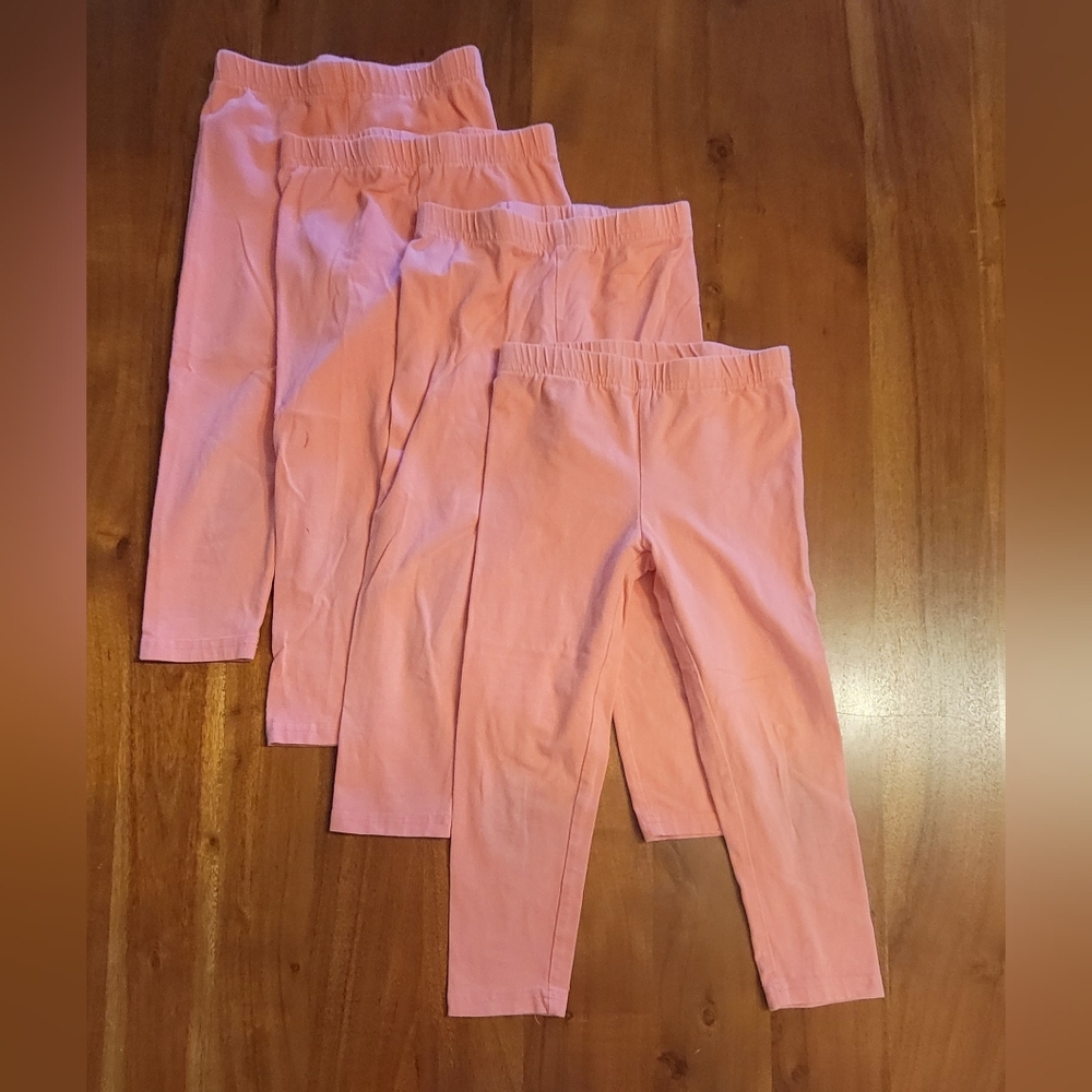 Four (4) Pink Carter's Girls Pants Size 6